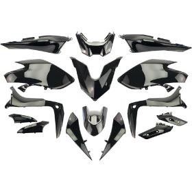 KIT 15 CARENE CARROZZERIA NERO LUCIDO