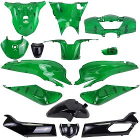 Kit de carénage TNT 13 pièces en verre transparent vert G216 Honda SH 125/150