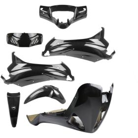 KIT CARENE 7 PEZZI NERO LUCIDO