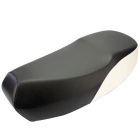 Selle noire et blanche