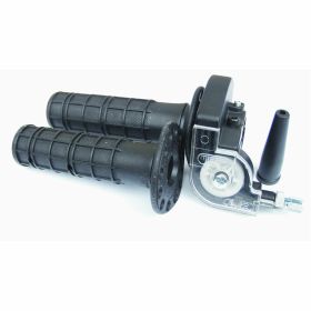 Manopola gas rapido TOMMASELLI 90 22 mm nera guida cavo parallela