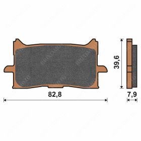 MOTORRAD BREMSBELäGE TOP4 151081