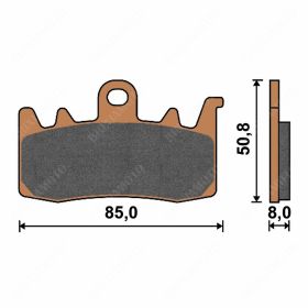 MOTORRAD BREMSBELäGE TOP4 151082