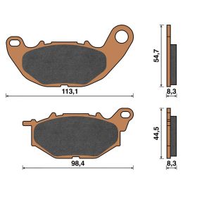 MOTORRAD BREMSBELäGE TOP4 151084