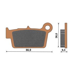 MOTORRAD BREMSBELäGE TOP4 151079