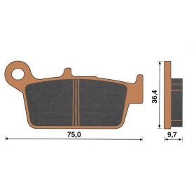 MOTORRAD BREMSBELäGE TOP4 151078