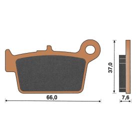 MOTORRAD BREMSBELäGE TOP4 151077