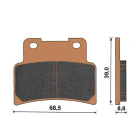 MOTORRAD BREMSBELäGE TOP4 151075