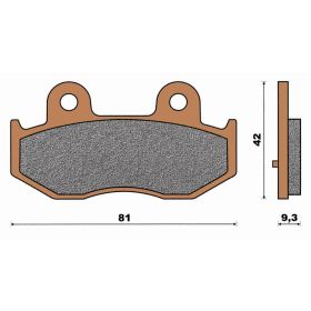 MOTORRAD BREMSBELäGE TOP4 151059