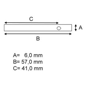 TOURMAX PPS-906 Vorhängeschloss Stift Kit 57-16mm