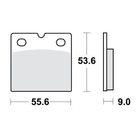 BRAKE PADS SINTERED SV TRW