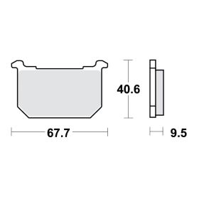 PASTIGLIE FRENO STD TRW LUCAS 787.14.60