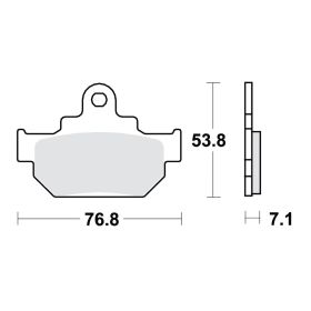PASTIGLIE FRENO STD TRW LUCAS 787.16.01