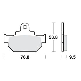 BRAKE PADS STANDARD TRW