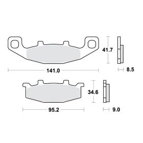 PASTIGLIE FRENO SINTER SV TRW 787.32.92