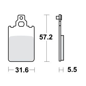 BRAKE PADS STD TRW, LUCAS 787.18.90