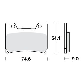 PASTIGLIE FRENO STD TRW LUCAS 787.22.60