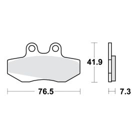 PASTIGLIE FRENO STD TRW LUCAS 787.24.27
