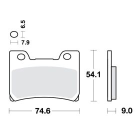 PASTIGLIE FRENO SINTER SV TRW 787.34.17
