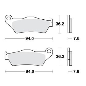 PASTIGLIE SINTER RSI TRW LUCAS 787.05.20