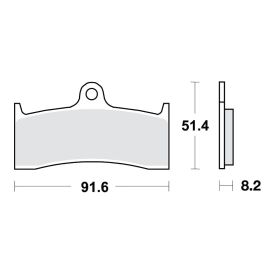 PASTIGLIE FRENO SINTER SV TRW 787.08.50