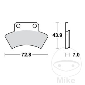 PASTIGLIE FRENO SINTER SI TRW MCB668SI