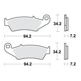 PASTIGLIE FRENO SINTER SI TRW 787.31.02