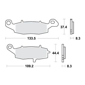 PASTIGLIE FRENO SINTER SV TRW 787.06.45