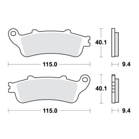 PASTIGLIE FRENO STD TRW LUCAS 787.09.00