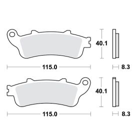PASTIGLIE FRENO SINTER SV TRW 787.00.82