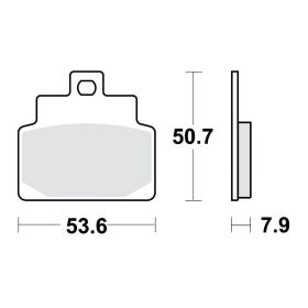 BRAKE PADS, TRW LUCAS 787.26.90