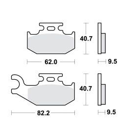 PASTIGLIE FRENO SINTER SI TRW 787.45.89