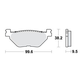 BRAKE PADS STD TRW, LUCAS 787.18.41