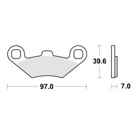 PASTIGLIE FRENO SINTER SI TRW 787.44.07