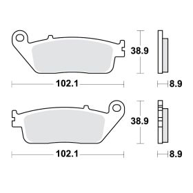PASTIGLIE FRENO SINTER TRW 787.40.84