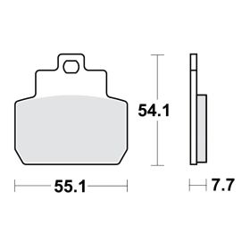 MOTORRAD BREMSBELäGE TRW MCB782SRM
