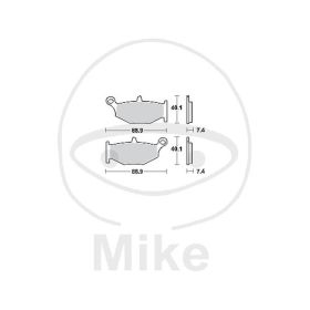 MOTORRAD BREMSBELäGE TRW MCB783SH