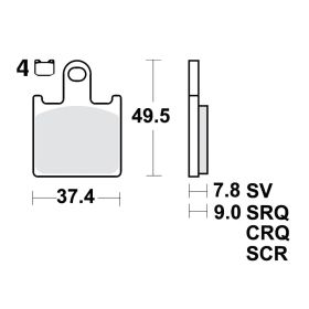 PASTIGLIE FRENO CARBONIO CRQ TRW 787.47.38