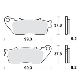 PASTIGLIE FRENO SINTER SI TRW 787.05.04