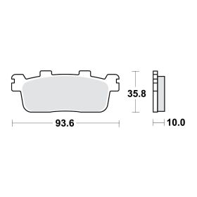 PASTIGLIE FRENO STANDARD TRW 787.00.99