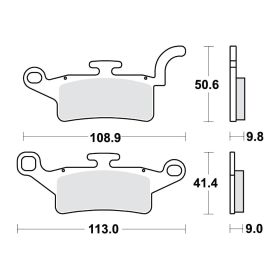 PASTIGLIE FRENO STANDARD TRW 787.01.22