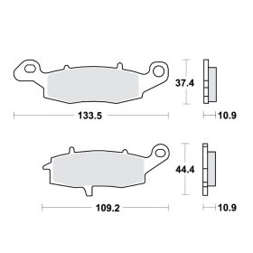 PASTIGLIE FRENO SINTER SI TRW 787.55.52