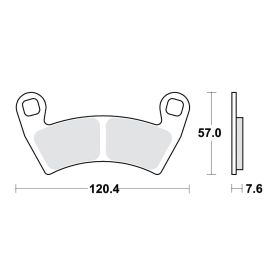 BRAKE PADS SINTERED IS TRW