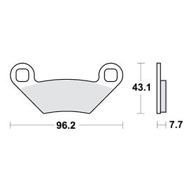 PASTIGLIE FRENO SINTER SI TRW 787.00.57