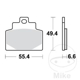 PASTIGLIE FRENO SINTER TRW MCB886SRM