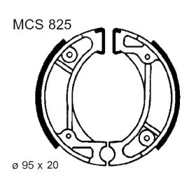 BREMSBACKEN TRW MCS825