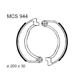 BREMSBACKEN TRW MCS944