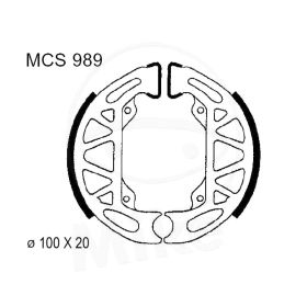 BREMSBACKEN TRW MCS989