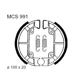 BREMSBACKEN TRW MCS991