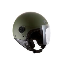 TUCANO URBANO EL'JETTIN 6.0 Demi-jet Helmet Matte Green Airborne approved ECE 22.06
